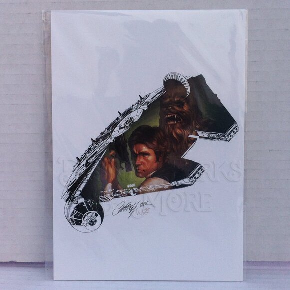 Disney Parks Star Wars Postcard WonderGround The Rebel Within J Scott Campbell - Picture 1 of 4